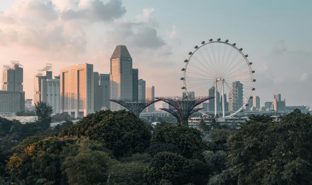 Garden by the Bay representing non-resident business bank account options in Singapore