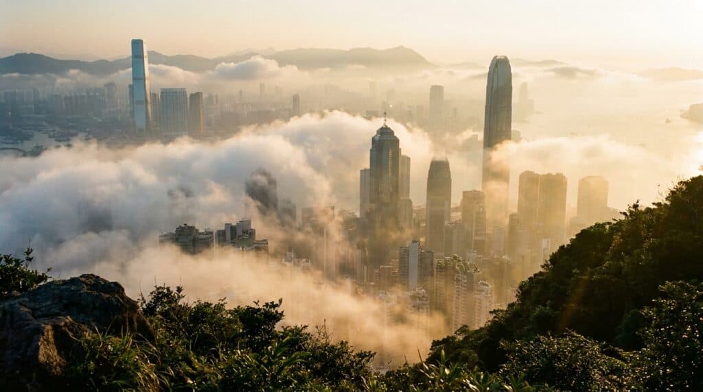 Hong Kong skyline at dawn representing the annual compliance calendar for locally registered companies