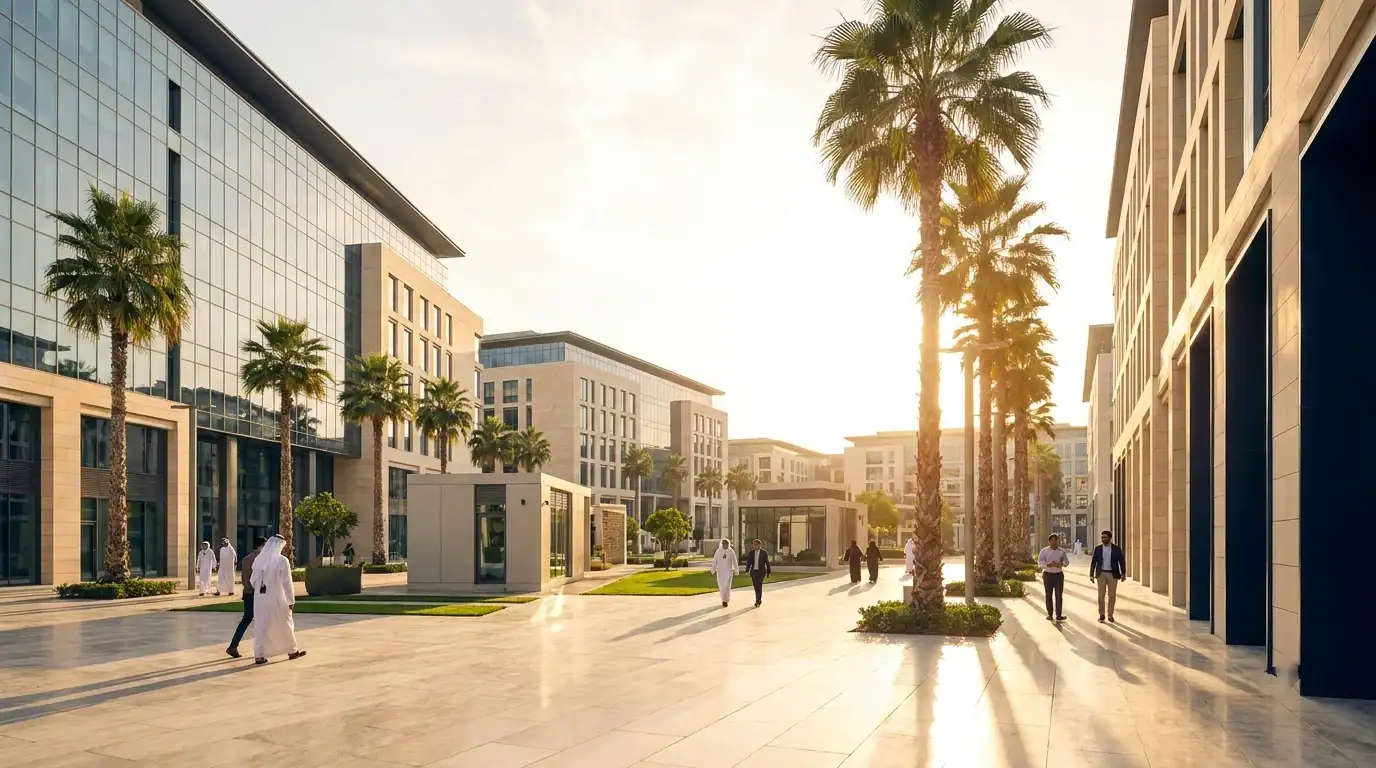 Abu Dhabi street reflecting the UAE's growing venture capital ecosystem