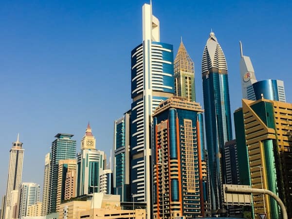 Dubai free zone office towers where substance requirements apply to holding companies