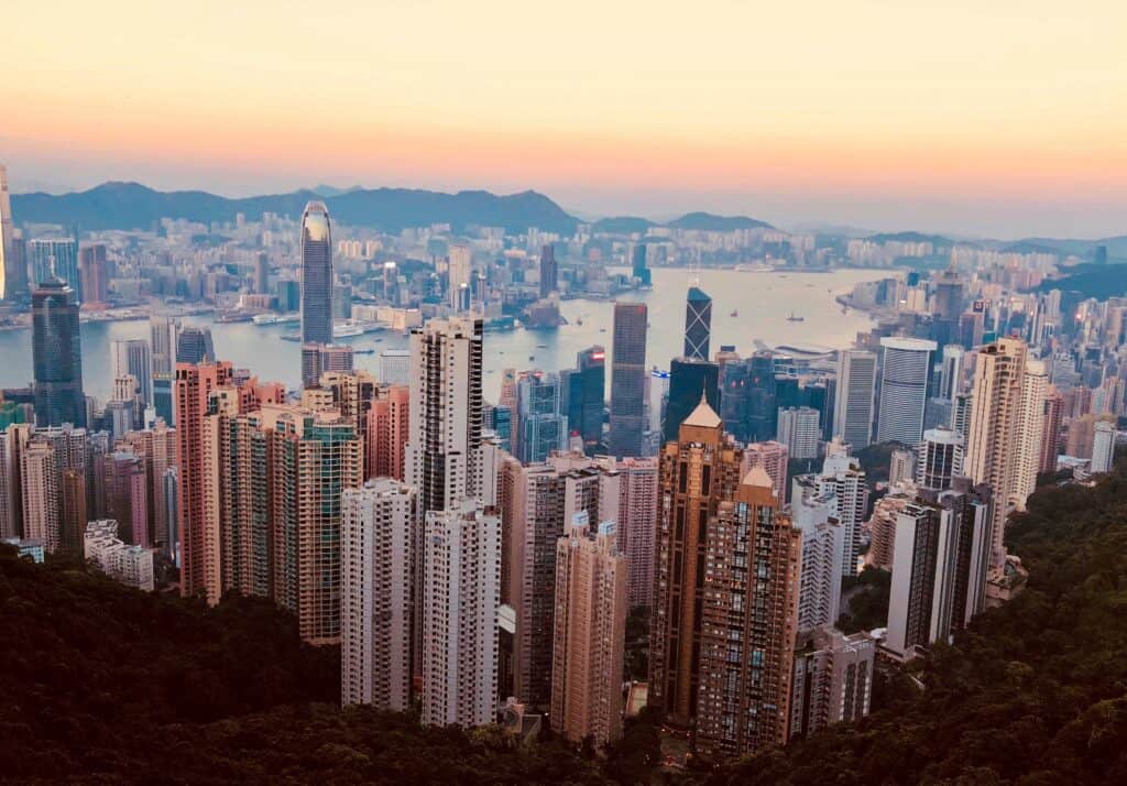 Hong Kong skyline at dusk representing post-incorporation compliance and annual filing obligations