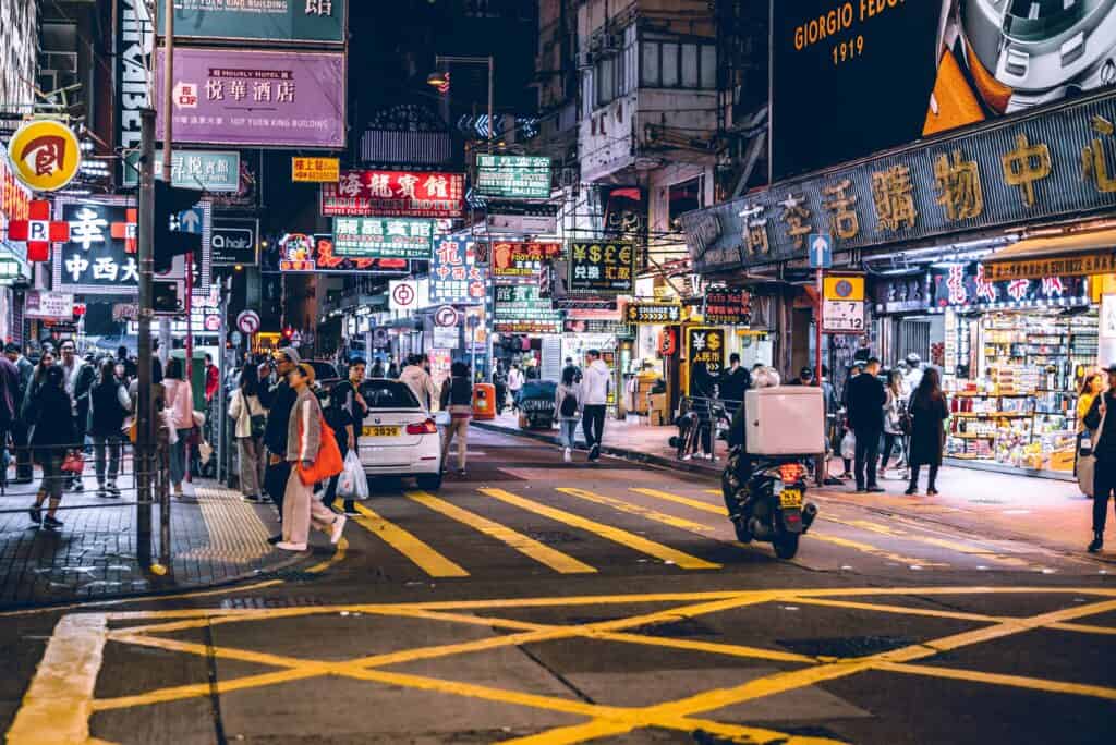 Hong Kong street at night illustrating the cost and timeline of incorporating a company in 2026