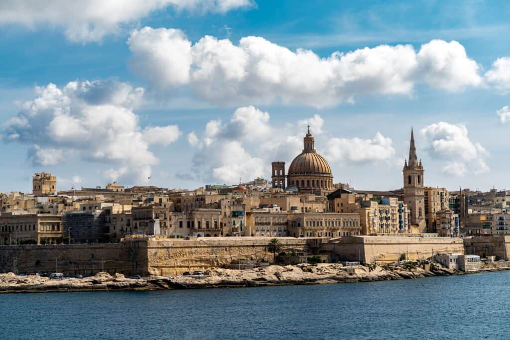 Valletta Malta coastline illustrating the appeal of Malta non-dom tax status for entrepreneurs