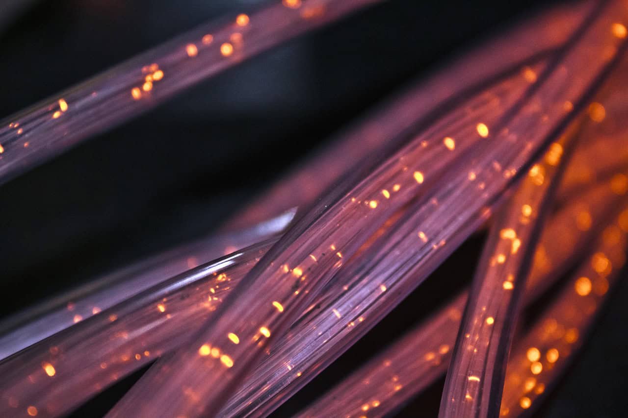 Ethernet cables representing Thailand's broadband internet infrastructure for remote workers