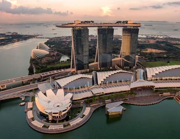 Singapore sunset view representing work pass options for foreign company directors