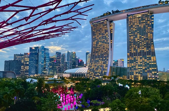 High-rise Singapore skyline illustrating why foreign founders choose the city-state