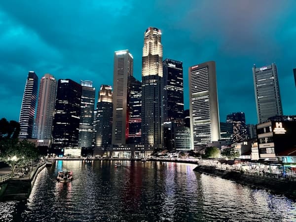 Boat Quay waterfront reflecting the diverse business structures available in Singapore