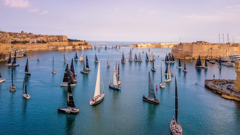 Rolex Middle Sea Race sailors competing near Malta attracting international founders in 2026