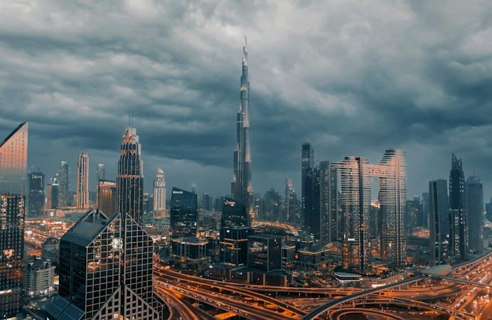 Dubai skyline representing the UAE end of service gratuity system for workers