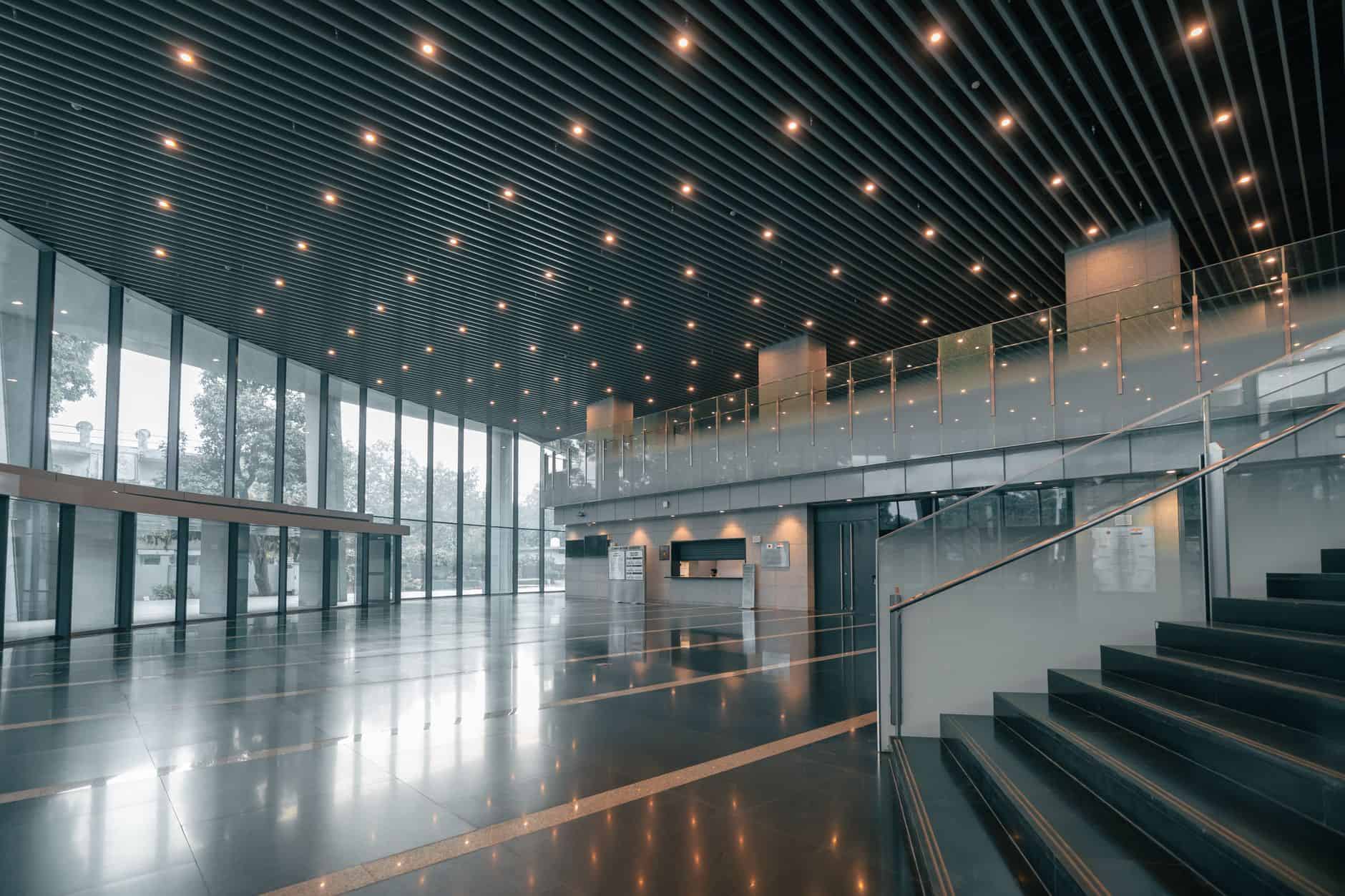 Modern corporate interior illustrating the foundations of an international holding company structure