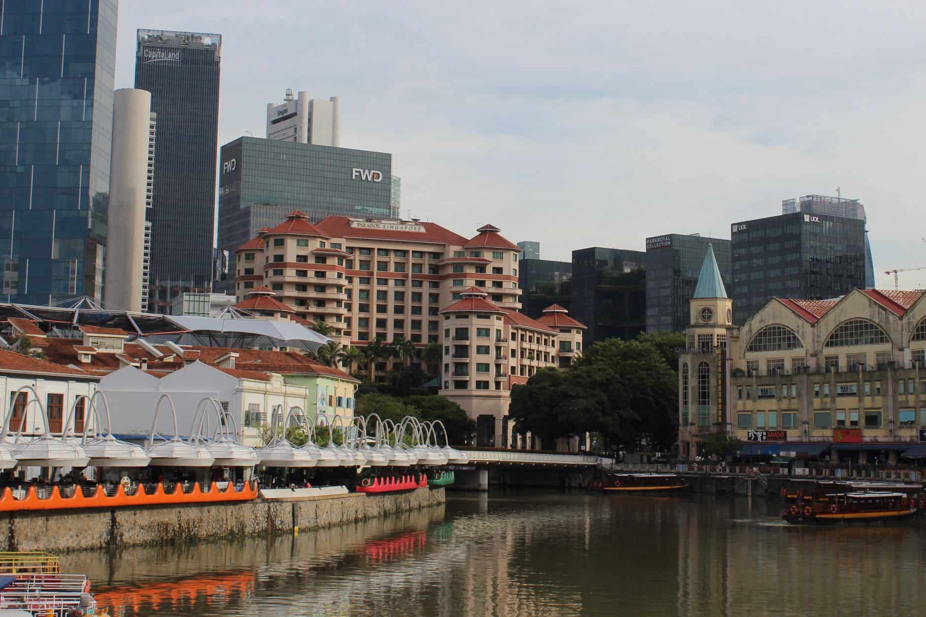 Singapore skyscrapers and classic buildings reflect the banking landscape banks periodically review