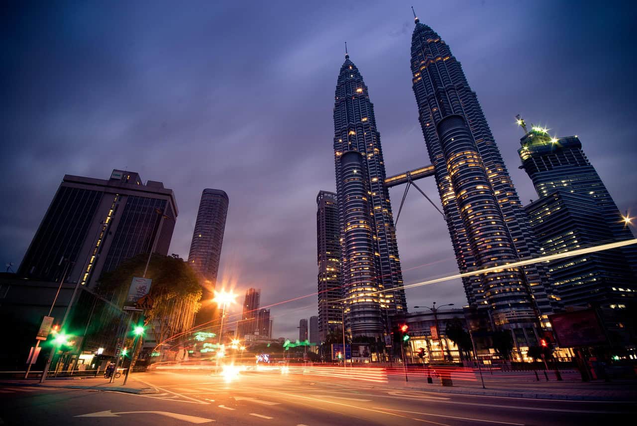 Kuala Lumpur blue hour cityscape reflecting Malaysia's attractive tax incentive environment
