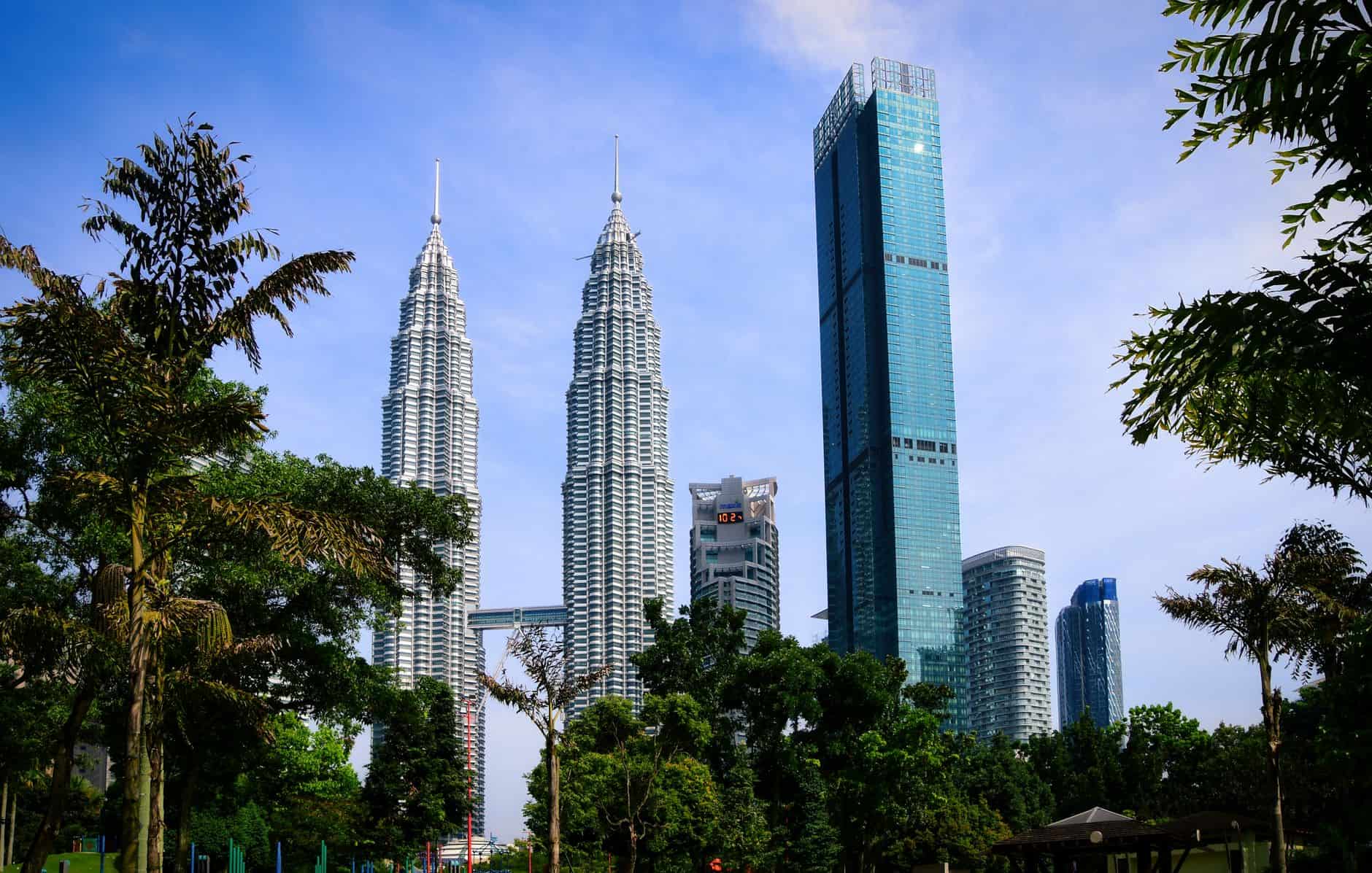 Petronas Twin Towers and Kuala Lumpur skyline framing a 90-day market entry plan