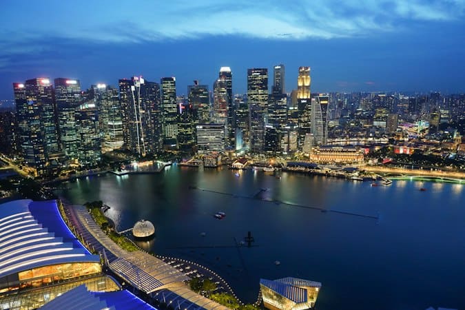 Panoramic Singapore CBD at dusk representing the global status of right to disconnect laws 2026